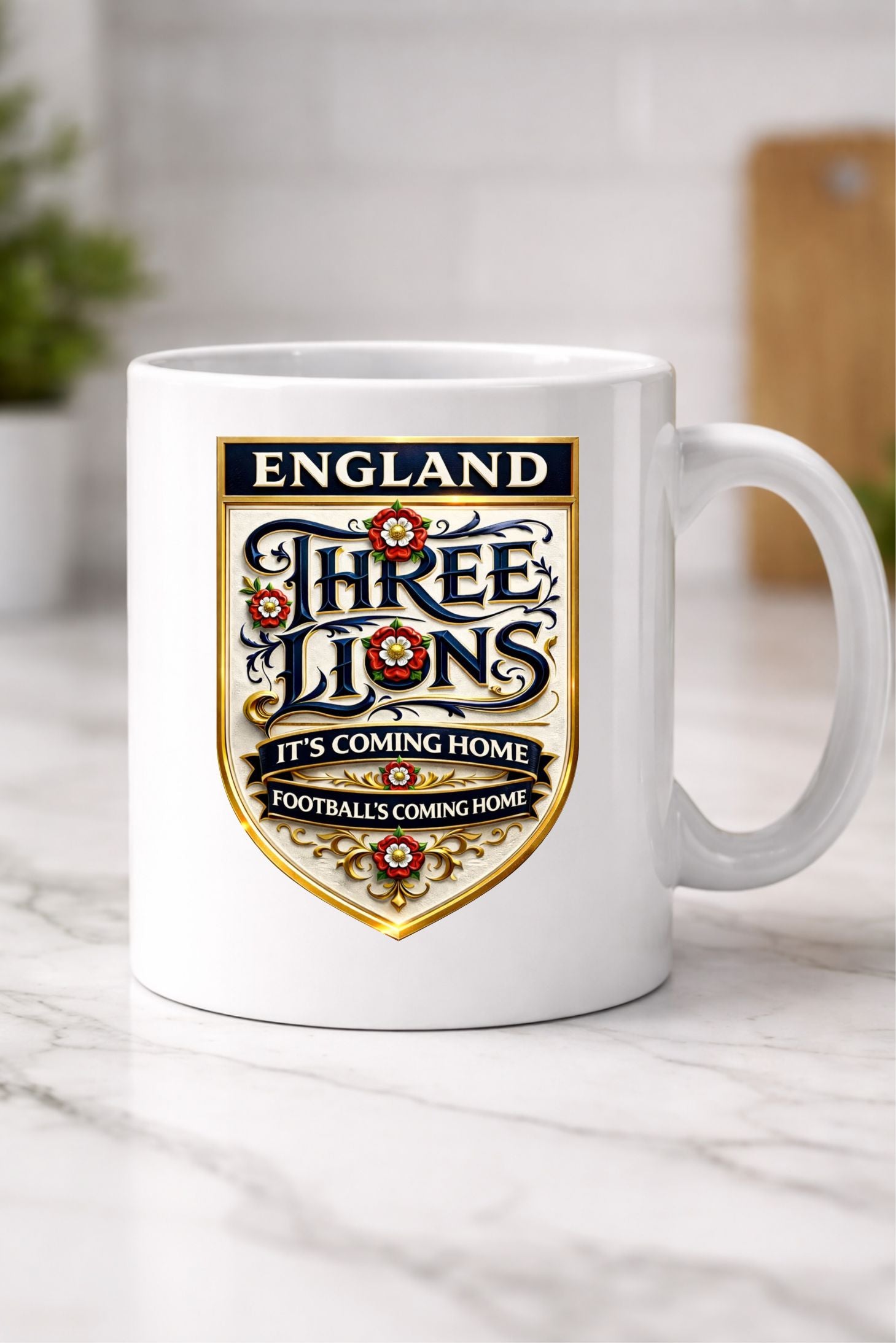 Fan Mug - England Three Lions